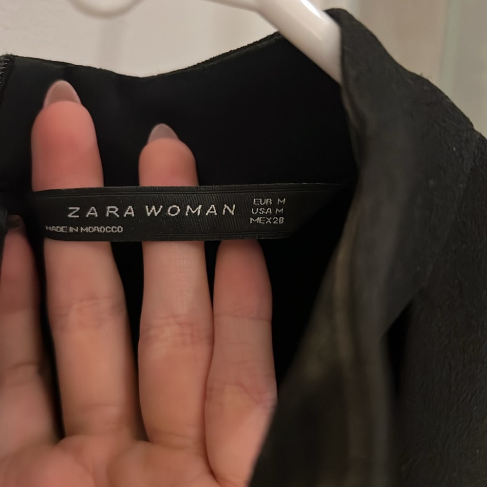 ZARA BLACK DRESS - Picture 3 of 4